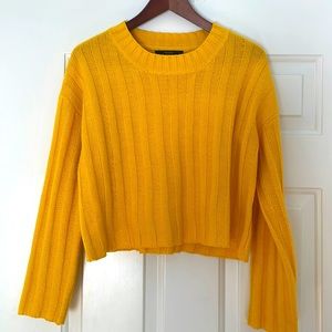 Marigold crop sweater
